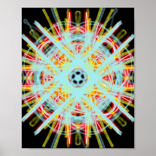 Künstlerisches Poster (Vorne)
