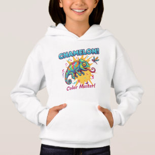 Künstlerisches Reptil und spritziger Spaß für Kind Hoodie