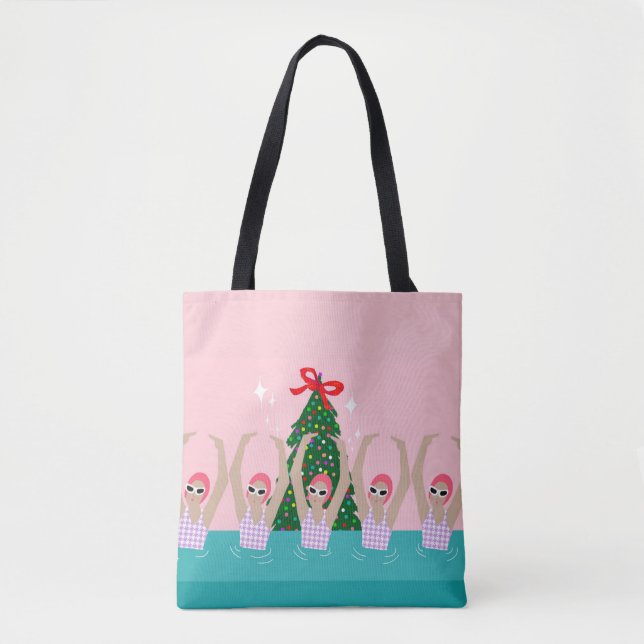 Künstlerisches Schwimmen Illustration Schwimmen Tasche (Vorderseite)
