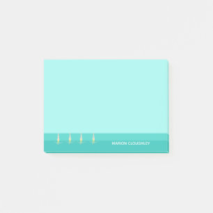 künstlerisches Schwimmen Post-it Klebezettel