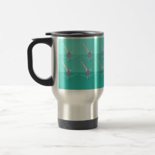 künstlerisches Schwimmen Reisebecher