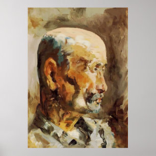 Künstlerisches Selbstportrait Poster