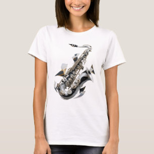 Künstlerisches Silber ABSTRACT ART Design T-Shirt