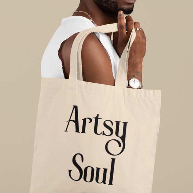 Künstlerisches Soul Kreatives Cooles Kunstgeschenk Tragetasche (Shop now and let your artistic soul shine through! )