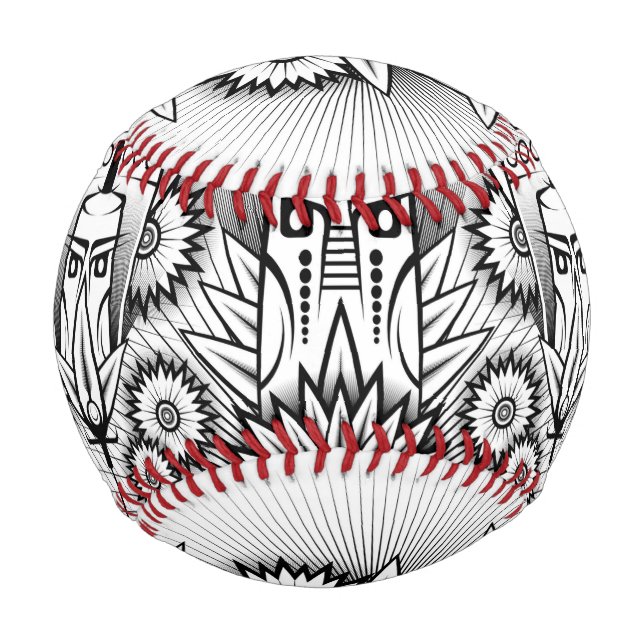 Künstlerisches Stammesdesign Baseball (Vorderseite)