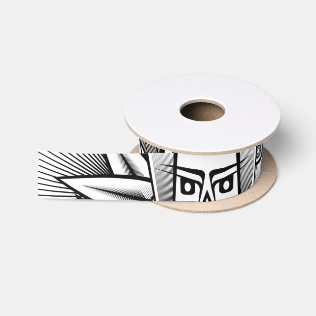 Künstlerisches Stammesdesign Satinband (Spule)