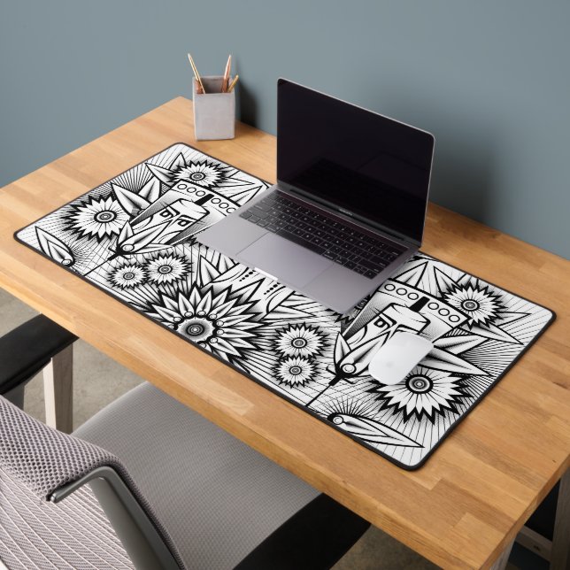 Künstlerisches Stammesdesign Schreibtischunterlage (Büro 2)