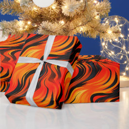 Künstlerisches Streifendesign Geschenkpapier