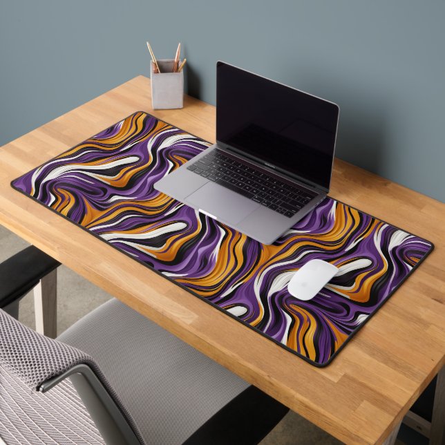 Künstlerisches Swirbeldesign Schreibtischunterlage (Büro 2)