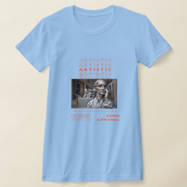 Künstlerisches T-Shirt (Ablage )