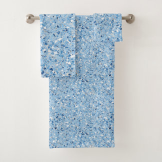 Künstlerisches Terrazzo-Badetuch Badhandtuch Set
