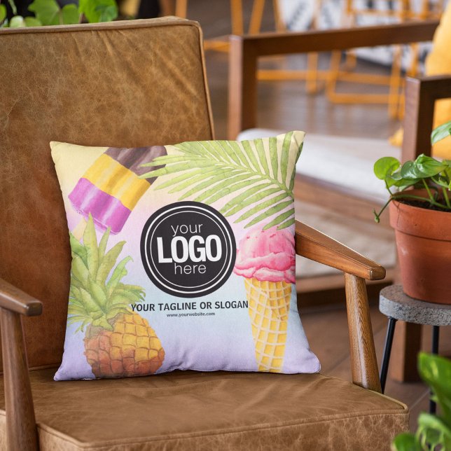 Künstlerisches Wasserfarbeis-Thema Kissen (Von Creator hochgeladen)