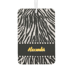 Künstlerisches Zebra-Print-Design mit einzigartige Autolufterfrischer