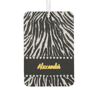 Künstlerisches Zebra-Print-Design mit einzigartige Autolufterfrischer
