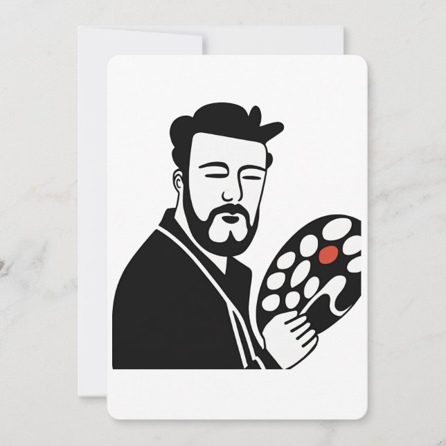 Künstlerkarte (Vorderseite)