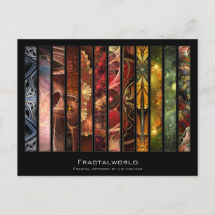Künstlerkarte Fractalworld Postkarte