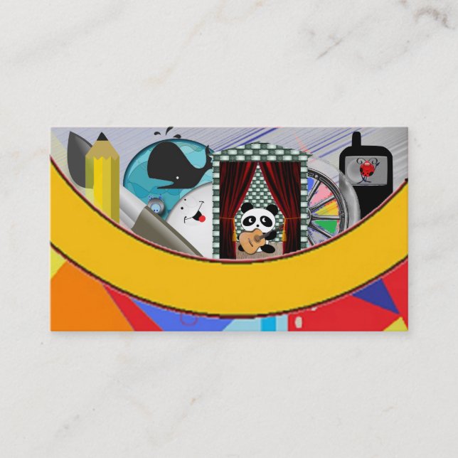 Künstlerkarten Visitenkarte (Vorderseite)