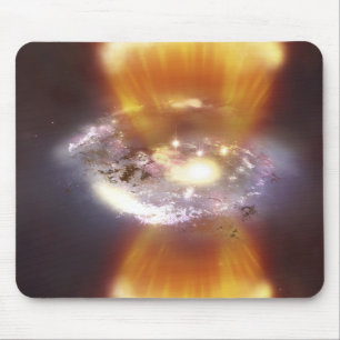 Künstlerkonzept einer Galaxie Mousepad