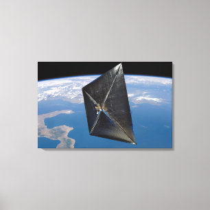 Künstlerkonzept von NanoSail-D im Raum Leinwanddruck