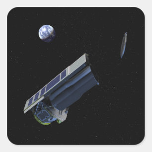 Künstlerkonzeption von Spitzer Quadratischer Aufkleber