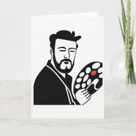 Künstlerkunstkarte Feiertagskarte