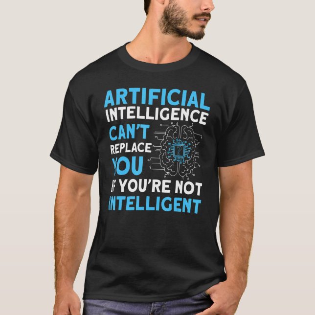 Künstlerlicher Intelligenz-Algorithmus-Programmier T-Shirt (Vorderseite)