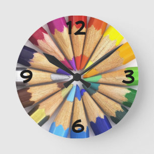 Künstlermauer Runde Wanduhr