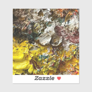 Künstlerpalette #1 aufkleber