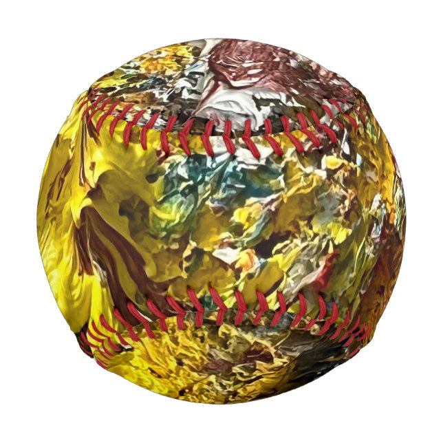 Künstlerpalette #1 baseball (Rückseite)