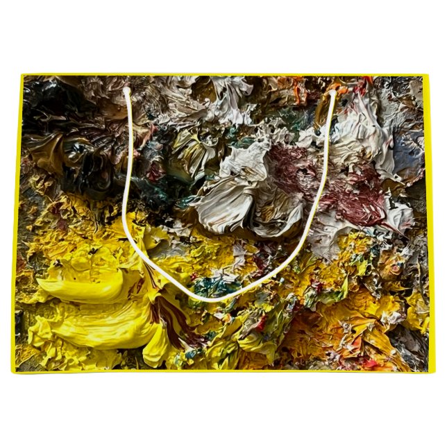 Künstlerpalette #1 große geschenktüte (Vorderseite)