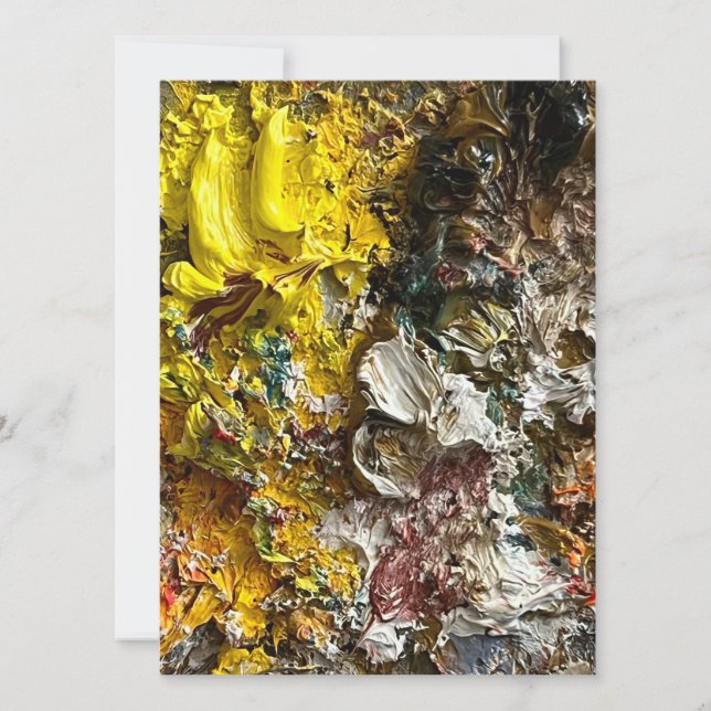 Künstlerpalette #1 karte (Vorderseite)