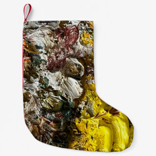 Künstlerpalette #1 kleiner weihnachtsstrumpf
