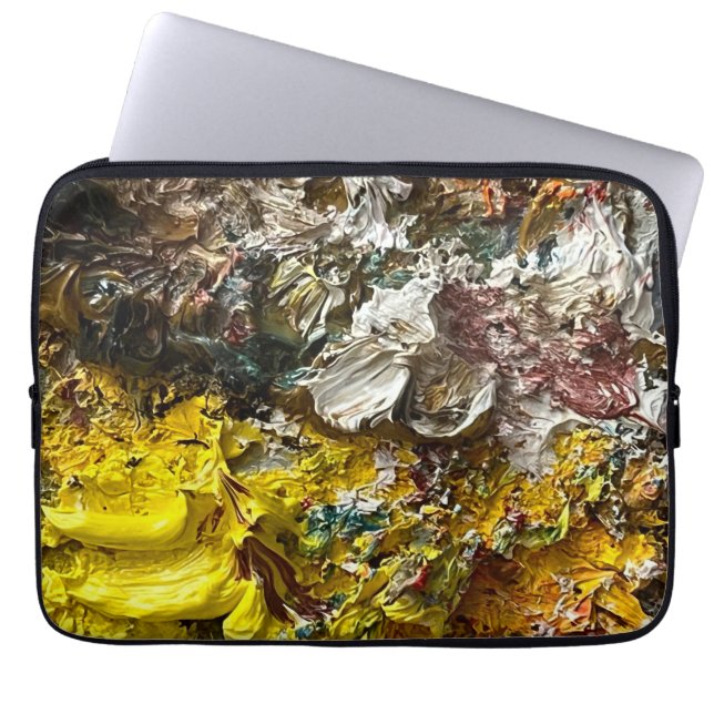 Künstlerpalette #1 laptopschutzhülle (Vorderseite)