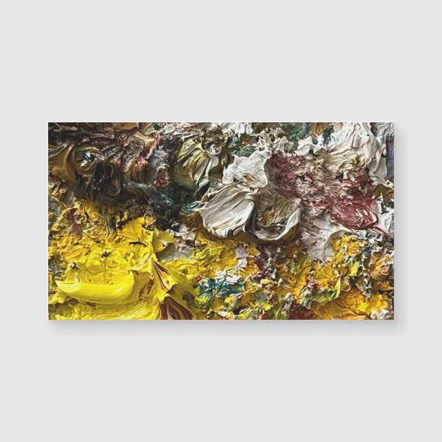 Künstlerpalette #1 magnetkarte (Vorderseite)