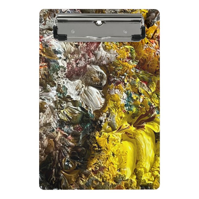 Künstlerpalette #1 mini klemmbrett (Vorderseite)