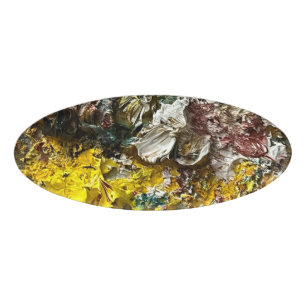 Künstlerpalette #1 namenschild