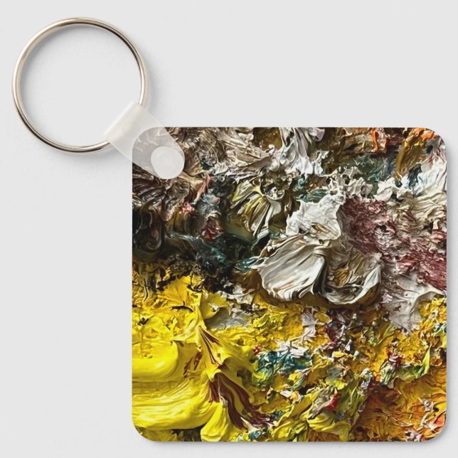 Künstlerpalette #1 schlüsselanhänger (Vorderseite)