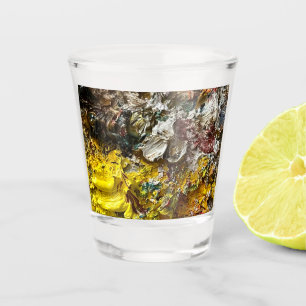 Künstlerpalette #1 schnapsglas