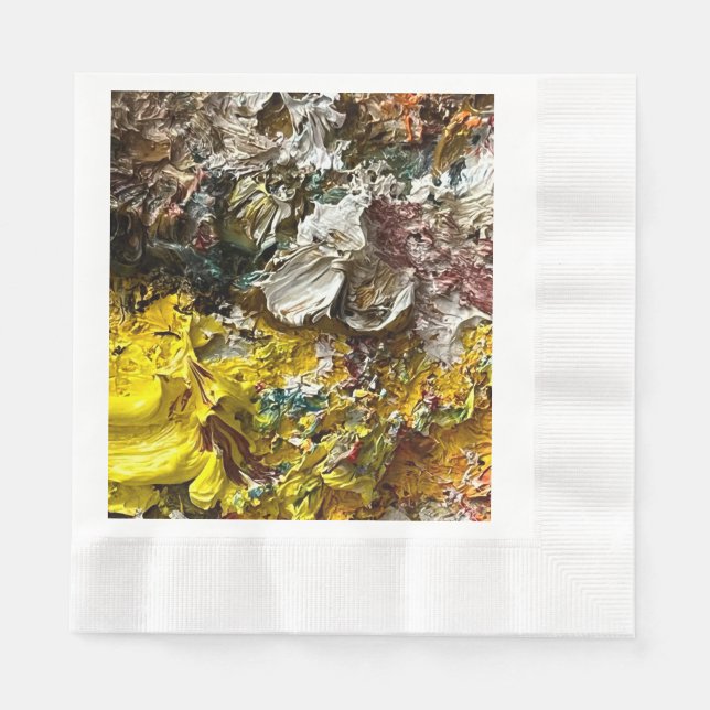 Künstlerpalette #1 serviette (Vorderseite)