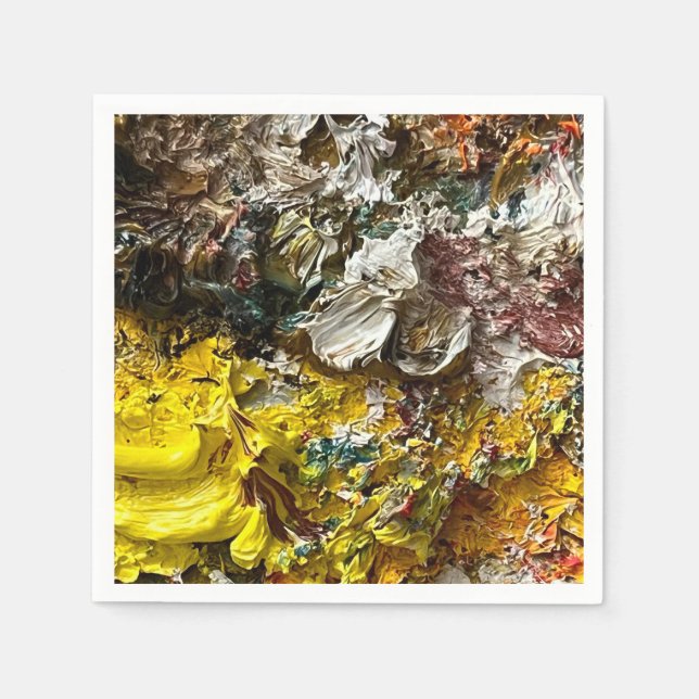 Künstlerpalette #1 serviette (Vorderseite)
