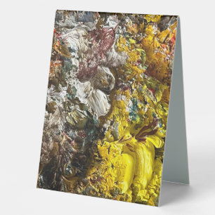 Künstlerpalette #1 tischaufsteller