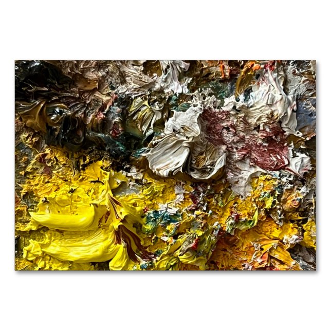 Künstlerpalette #1 tischnummer (Vorderseite)