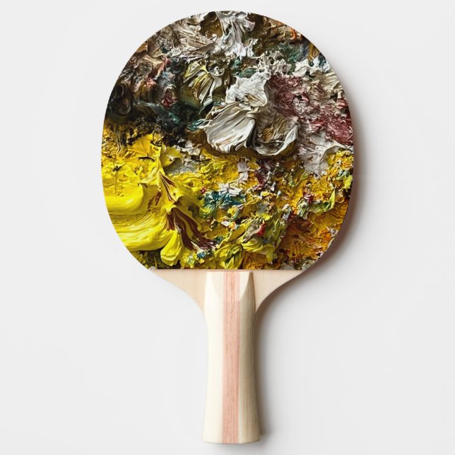 Künstlerpalette #1 tischtennis schläger (Vorderseite)