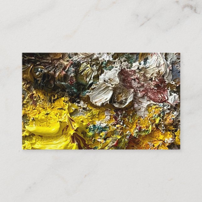 Künstlerpalette #1 visitenkarte (Vorderseite)