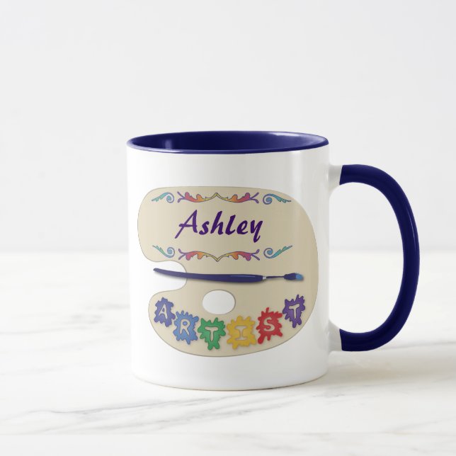 Künstlerpalette Tasse (Rechts)