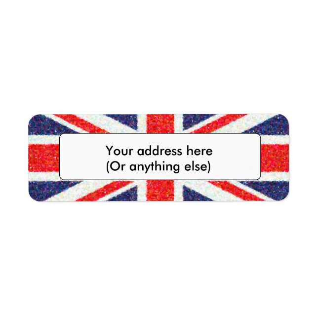 Künstlerpointillist UK Union Jack Flag (Vorne)