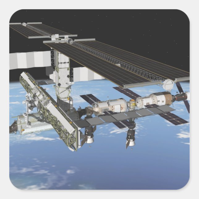 Künstlerrendering Quadratischer Aufkleber (Vorderseite)