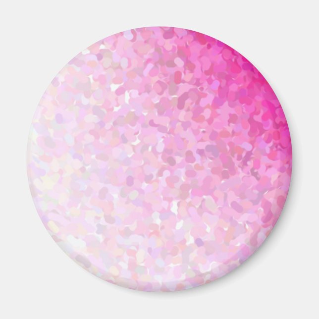 Künstlerrosa Magnet (Vorne)
