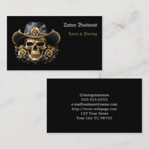 Künstlersalon Tattoo Business Card Visitenkarte