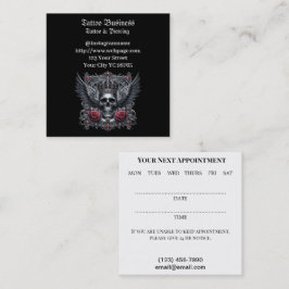 Künstlersalon Tattoo Stellenplan Visitenkarte